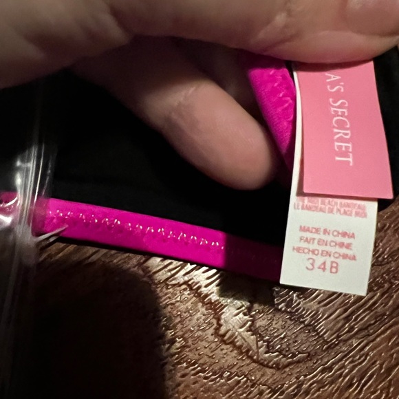 RARE Victoria’s Secret black and neon very sexy bikini - Picture 5 of 7